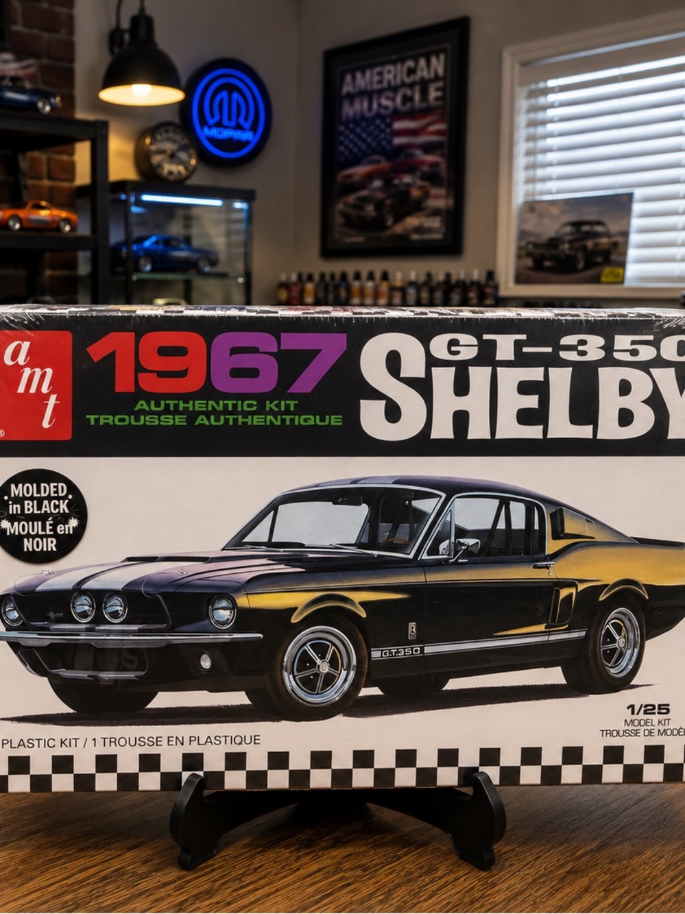 1967 Shelby GT-350 Mustang Model Kit New Sealed